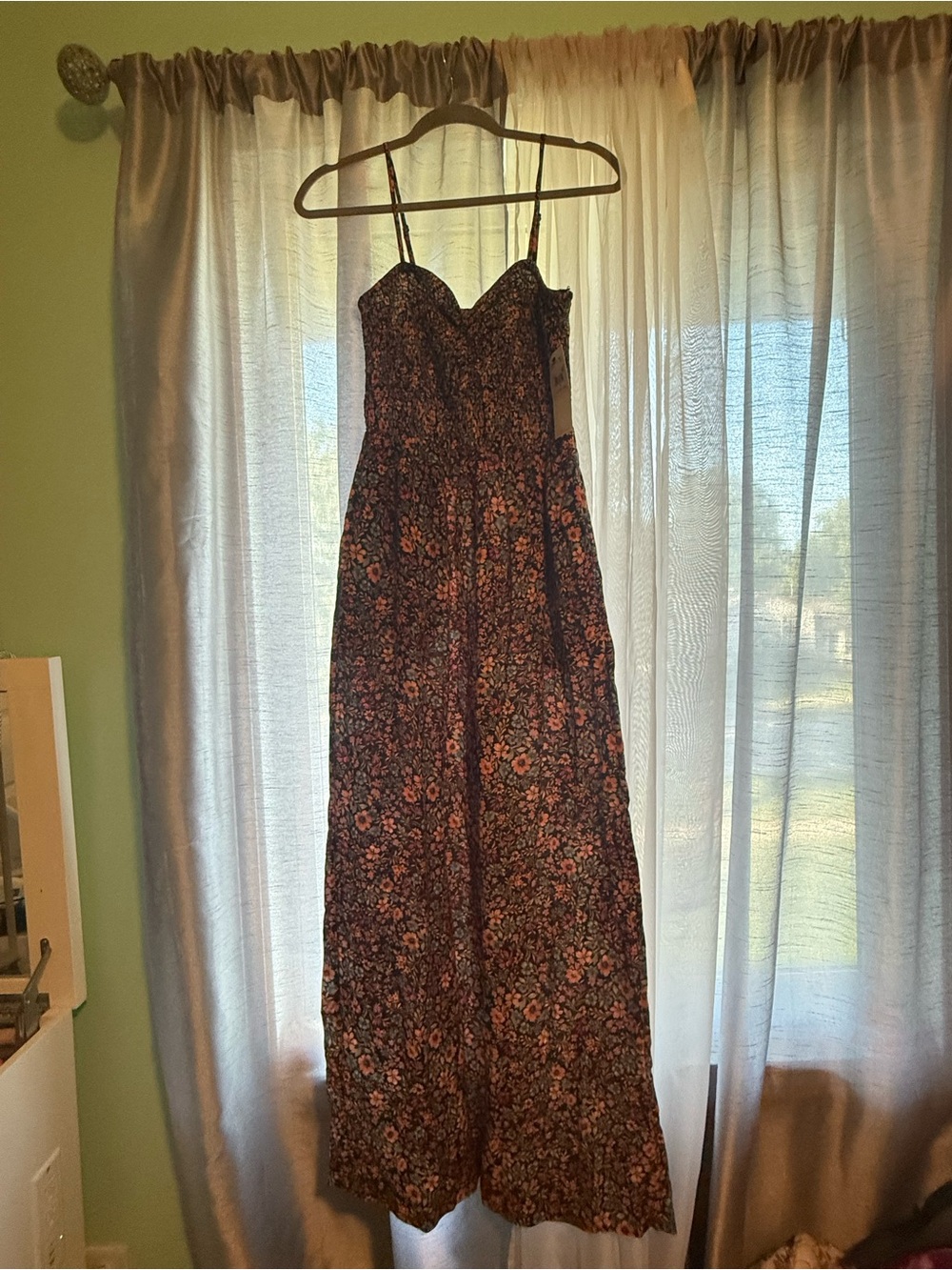 O’Neill Floral Print Wide-Leg Jumpsuit